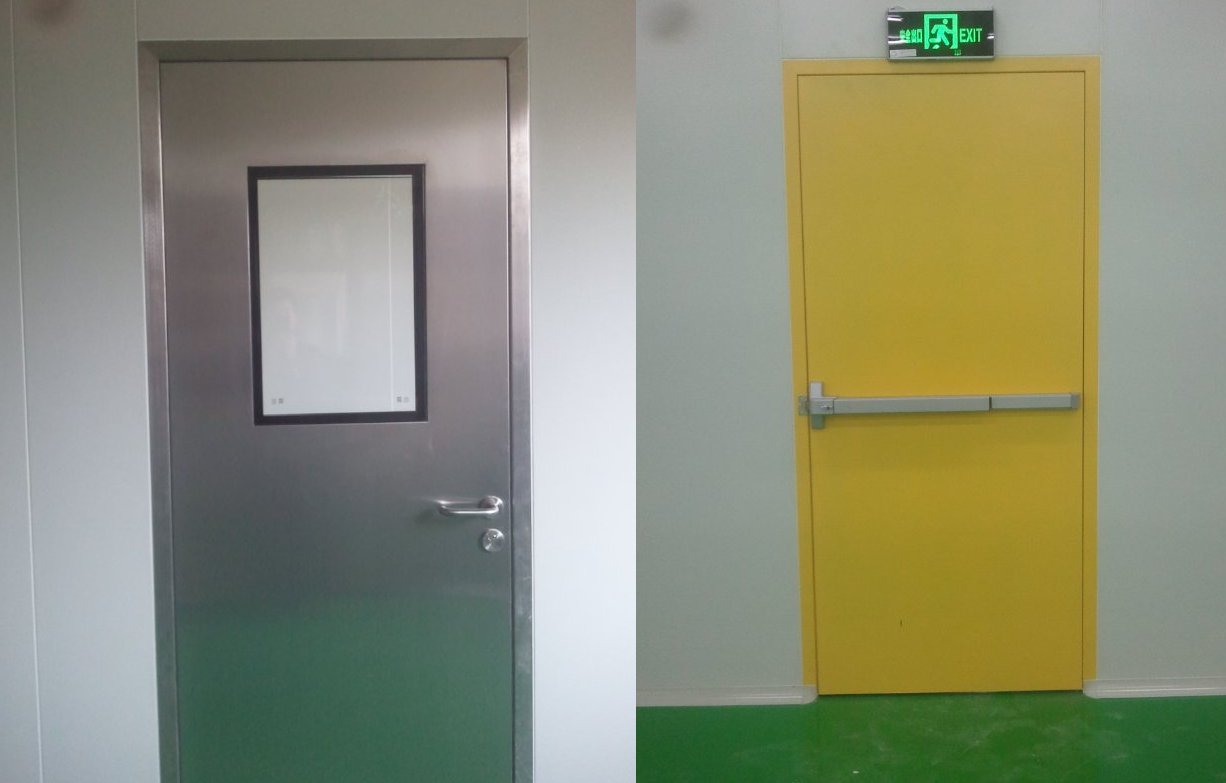 手工彩钢板配套钢制门窗施工案例